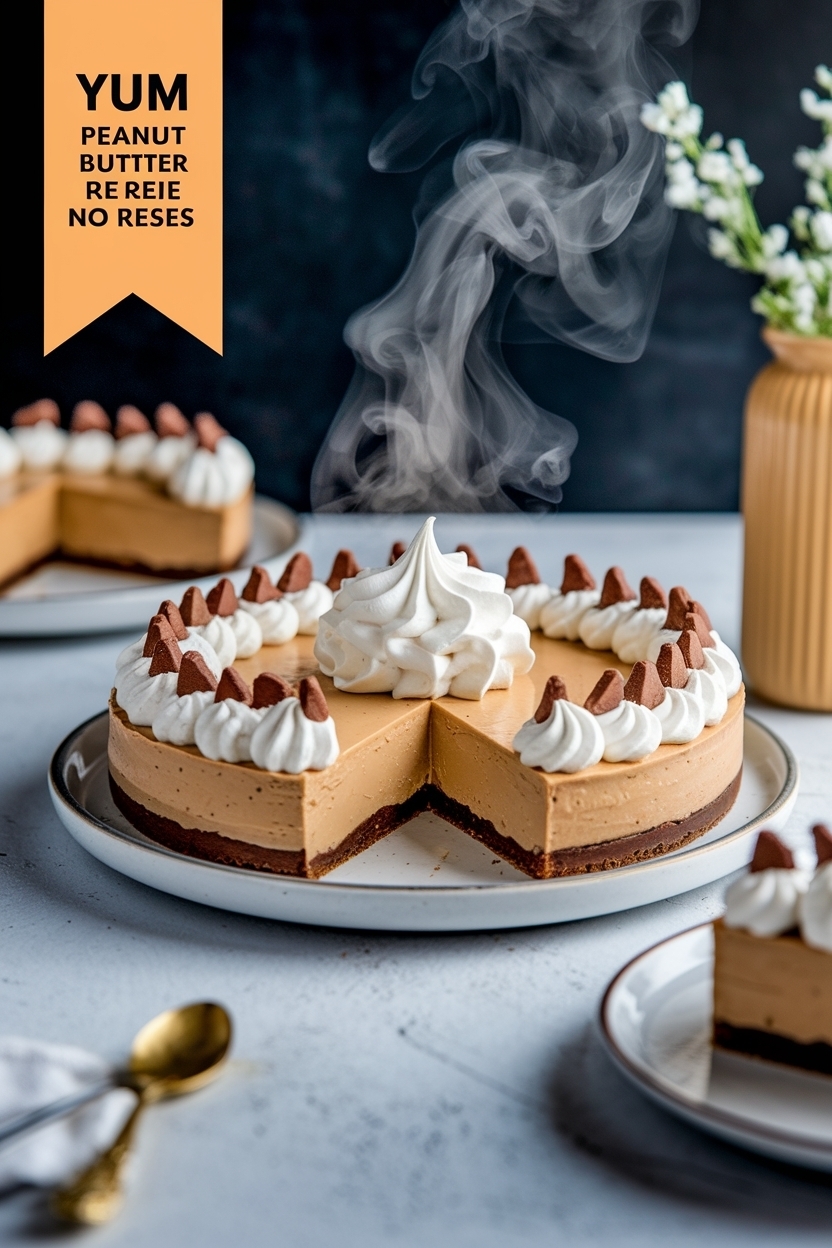 peanut butter pie recipe no bake reeses