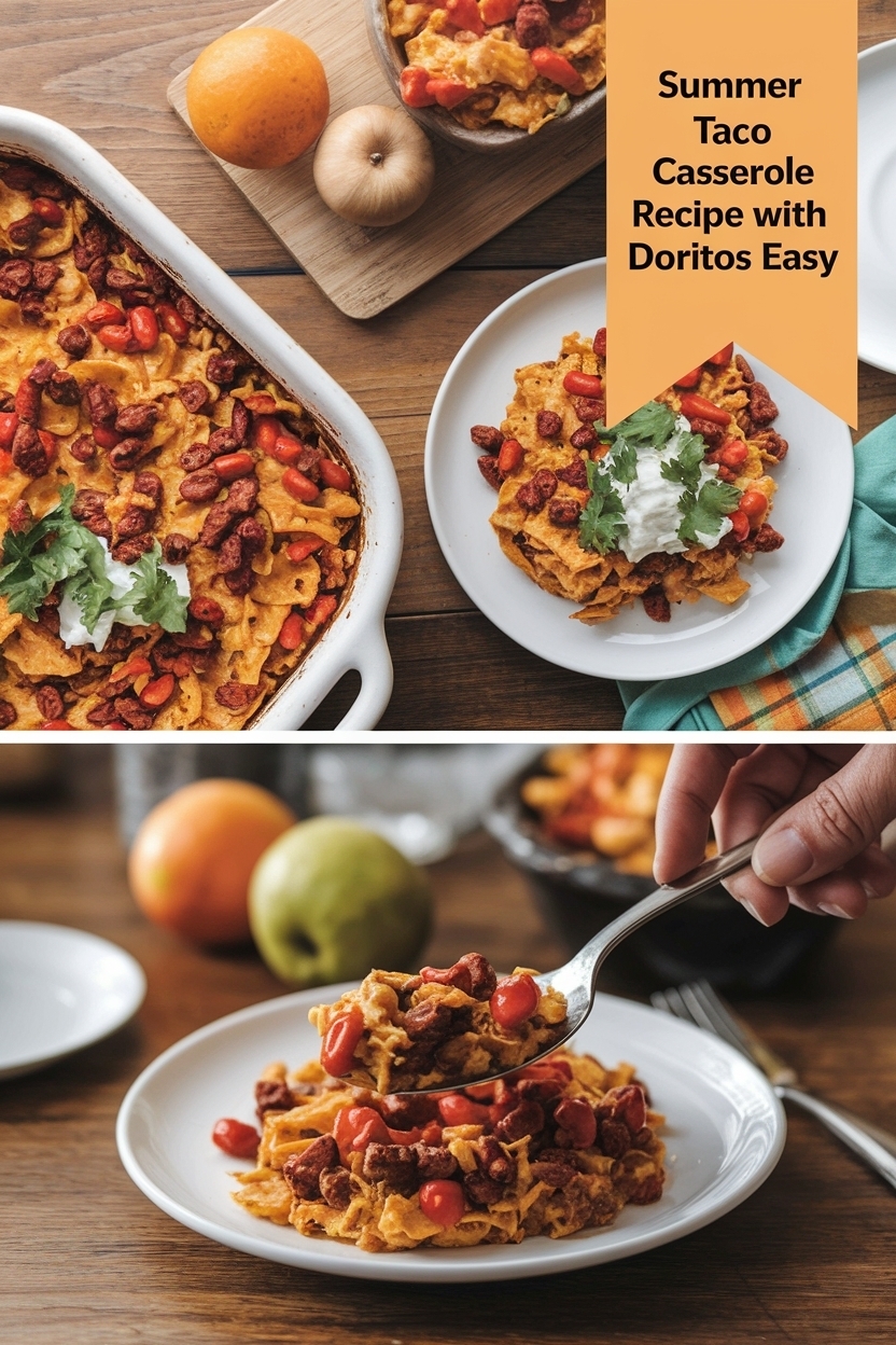 taco casserole recipe with doritos easy