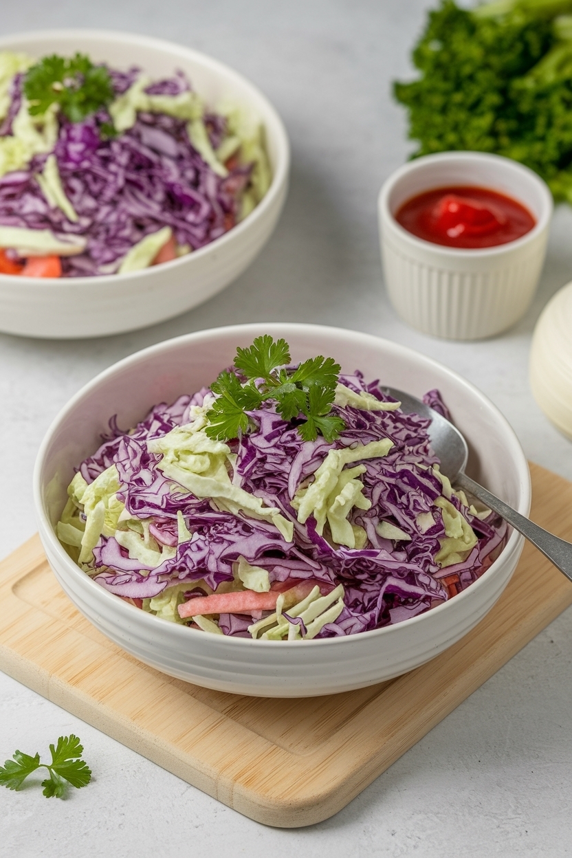 coleslaw for 50 creamy dressing