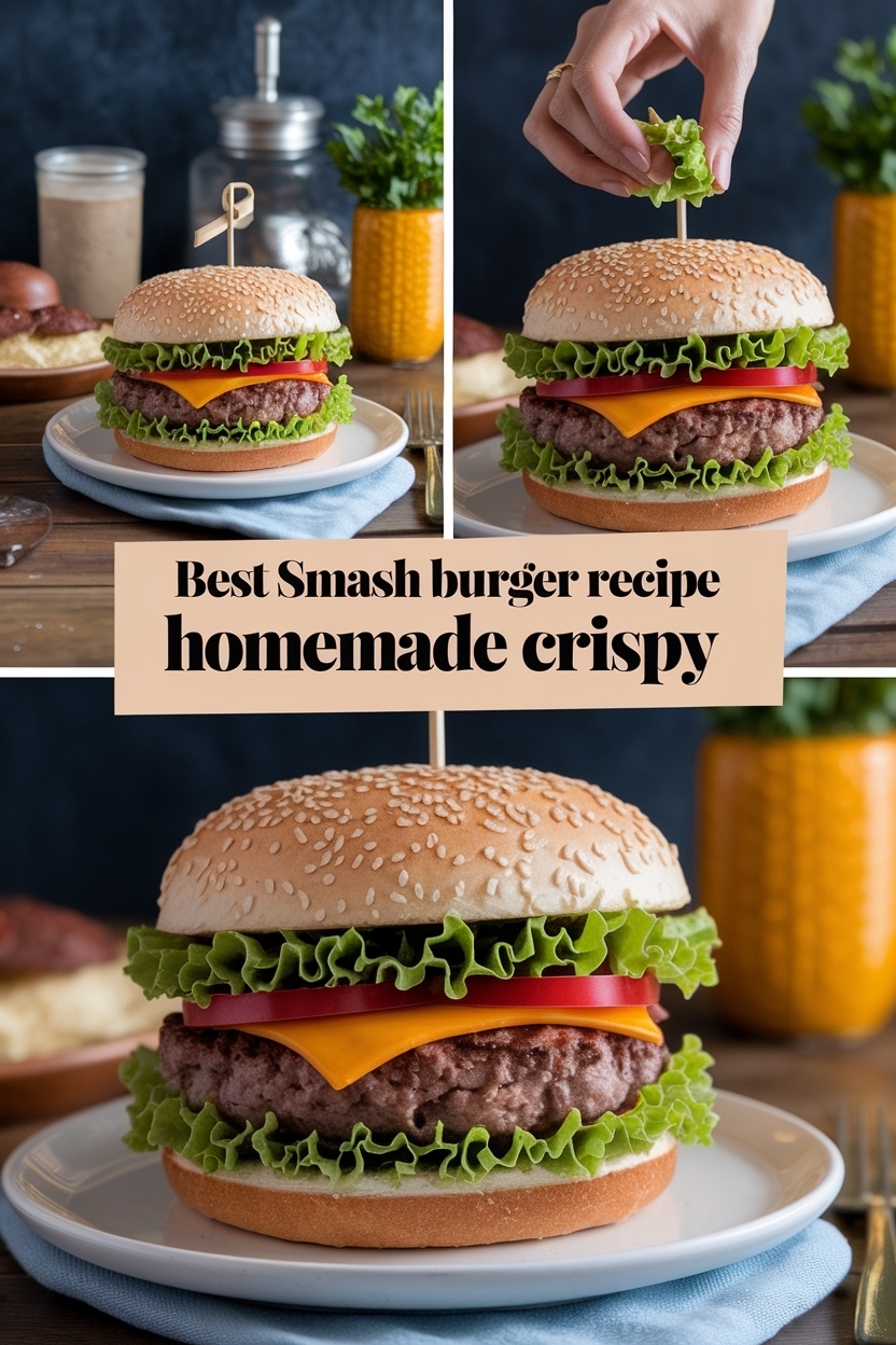 smash burger recipe homemade crispy