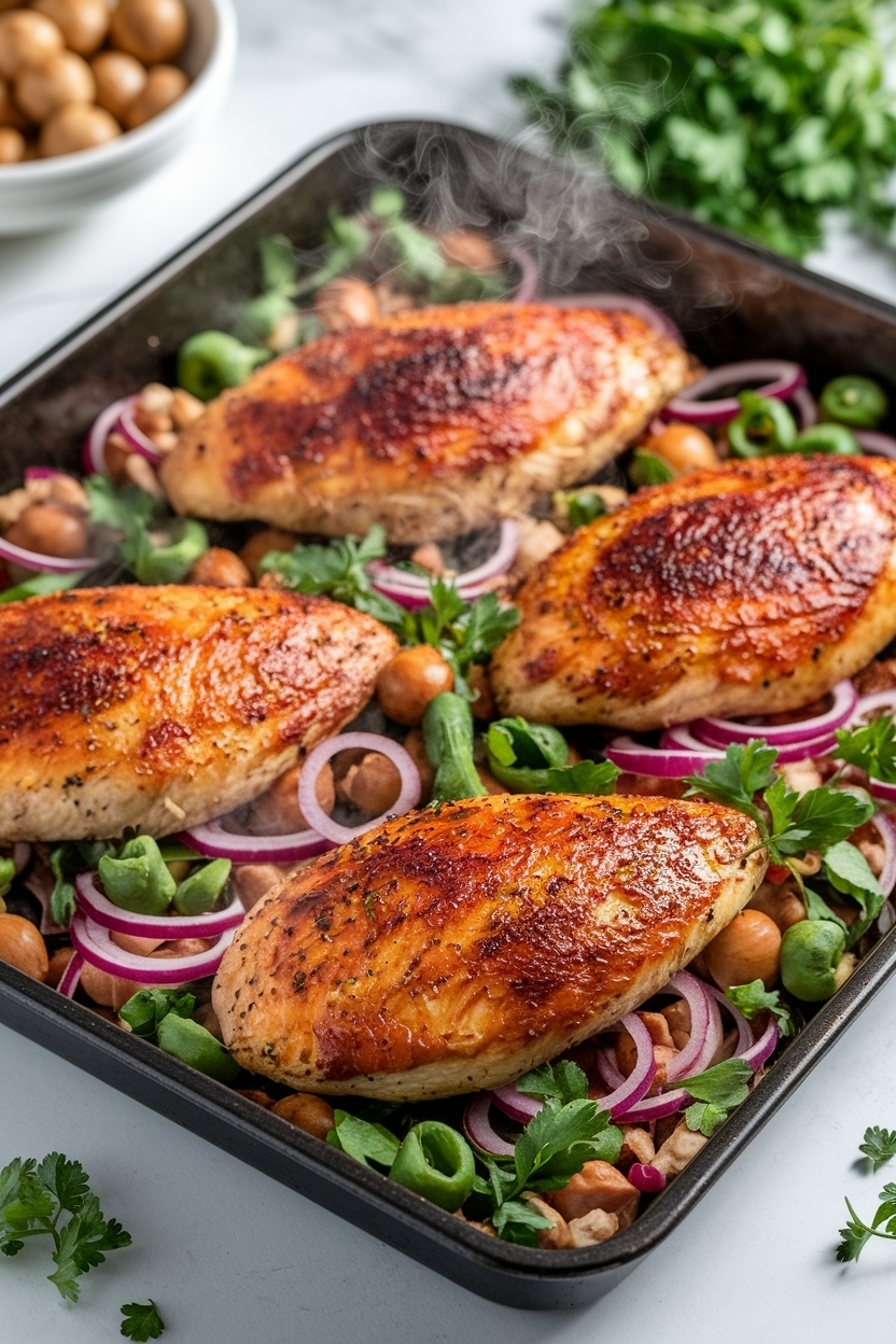 chicken fajitas recipe easy sheet pan