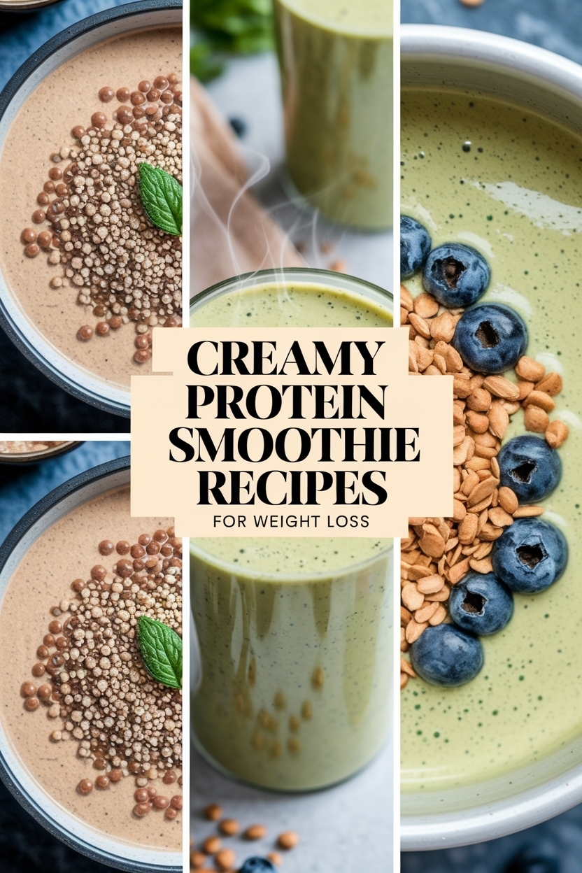 protein smoothie recipes for weight loss