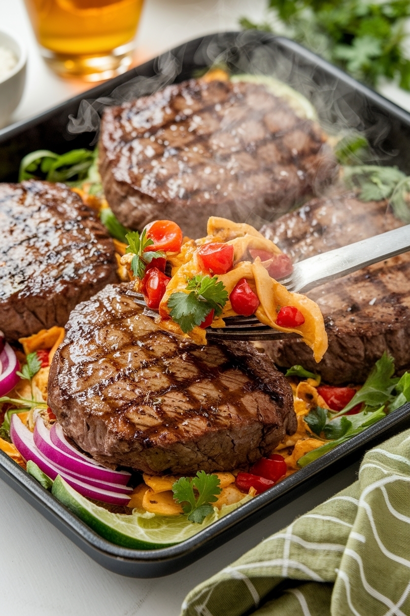 sheet pan steak fajitas recipe easy
