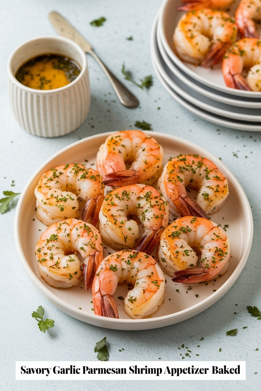 garlic parmesan shrimp appetizer baked
