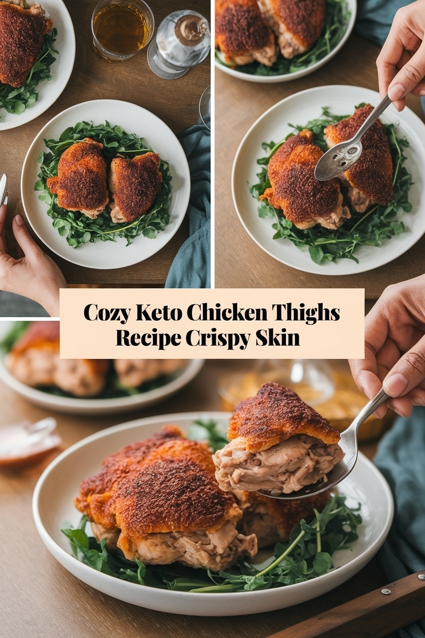 keto chicken thighs recipe crispy skin