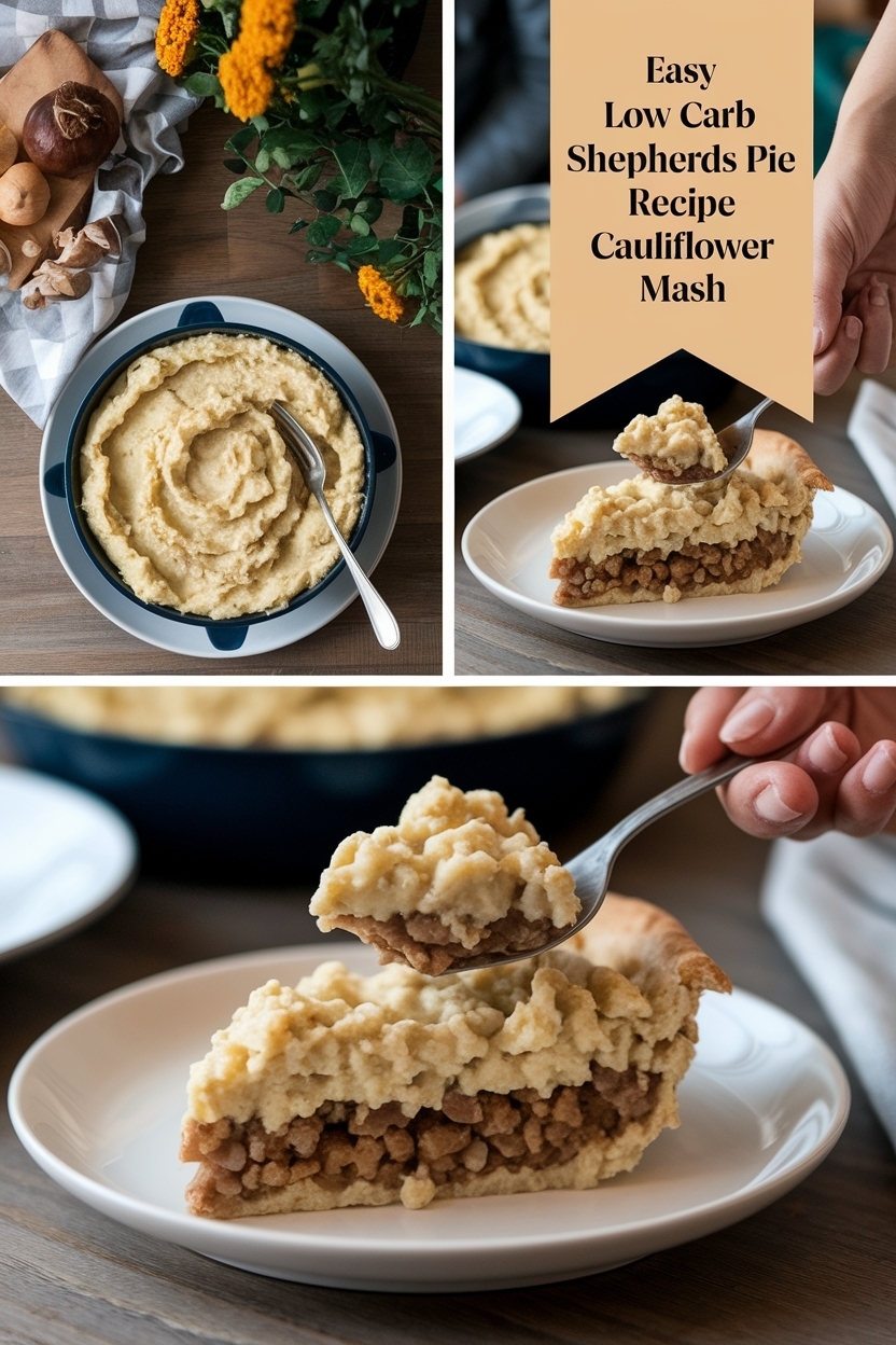 low carb shepherds pie recipe cauliflower mash