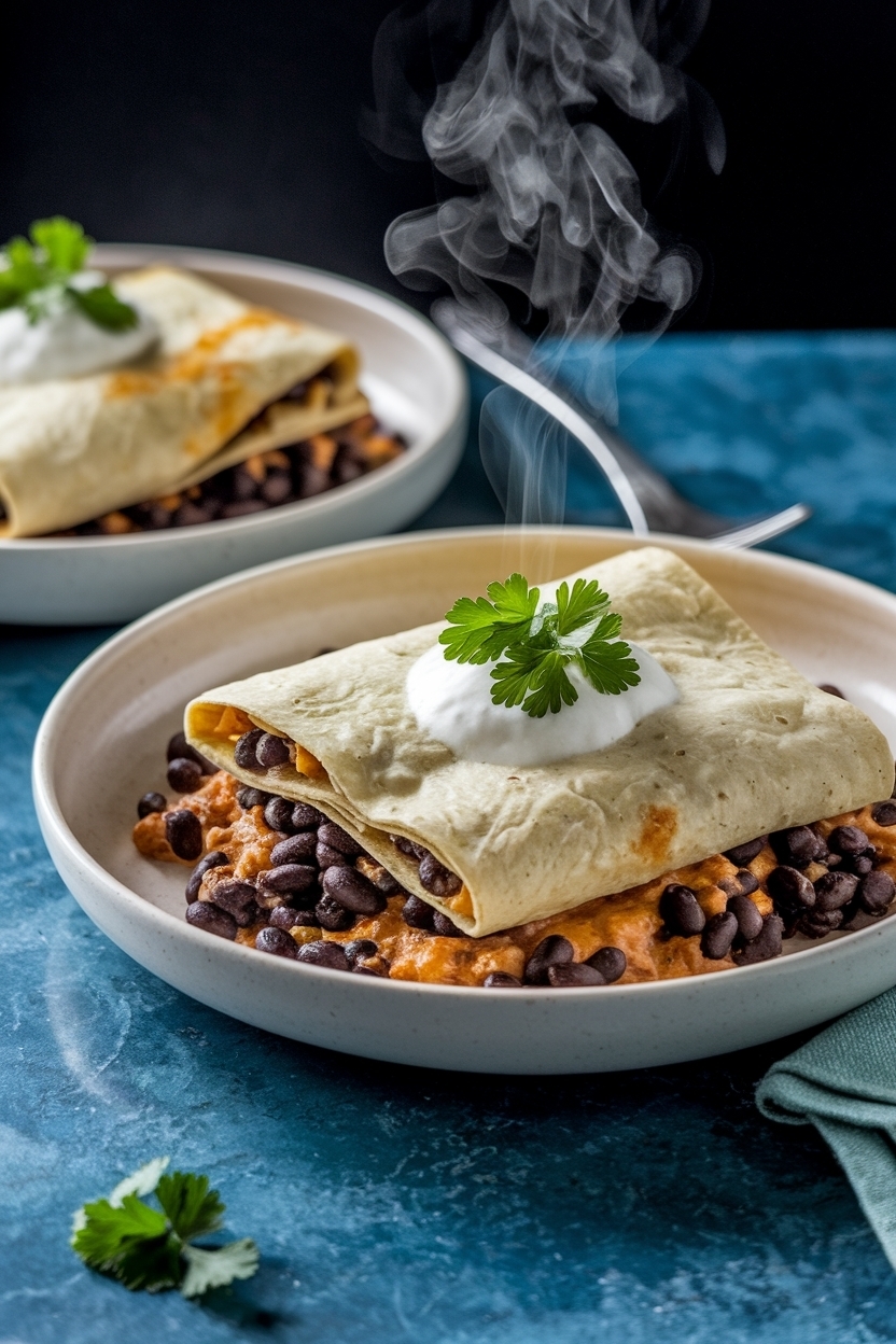 vegetarian enchiladas recipe black bean