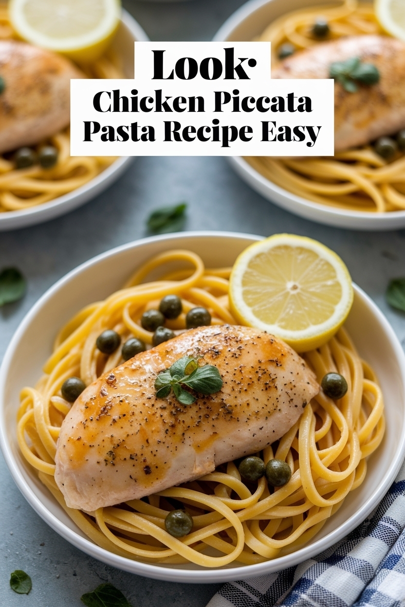 chicken piccata pasta recipe easy