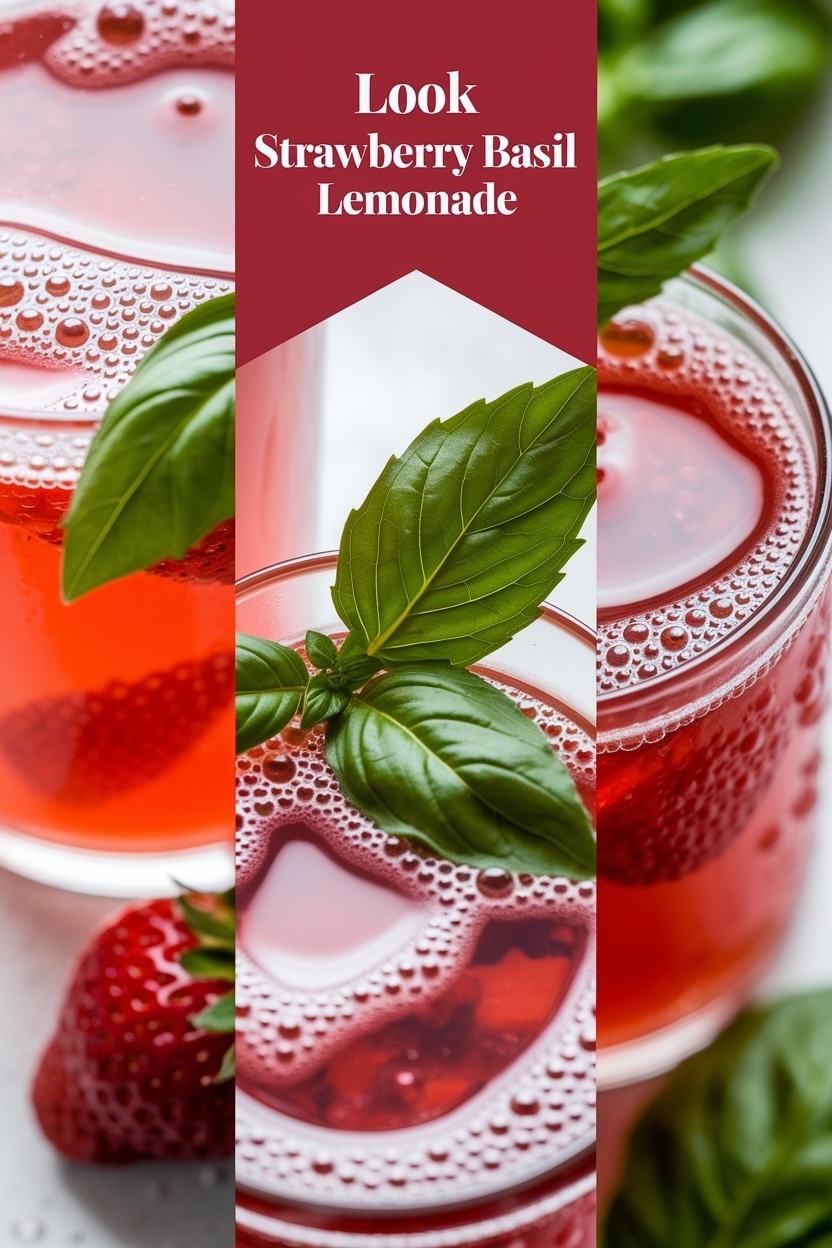 strawberry basil lemonade