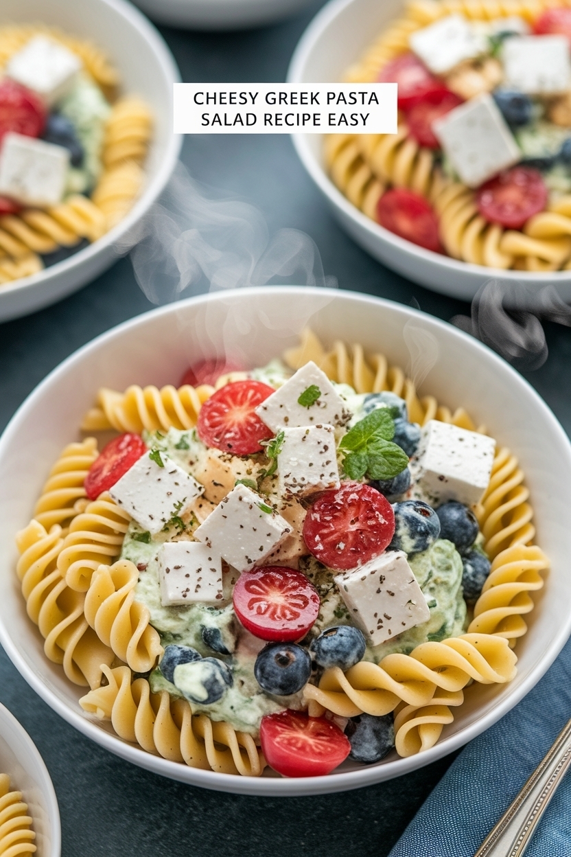 greek pasta salad recipe easy