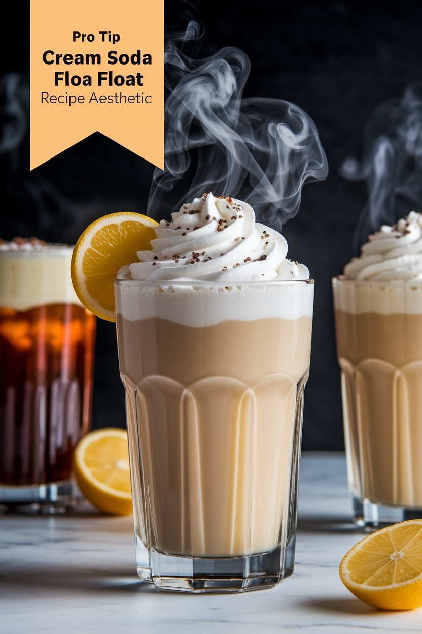 cream soda float recipe aesthetic