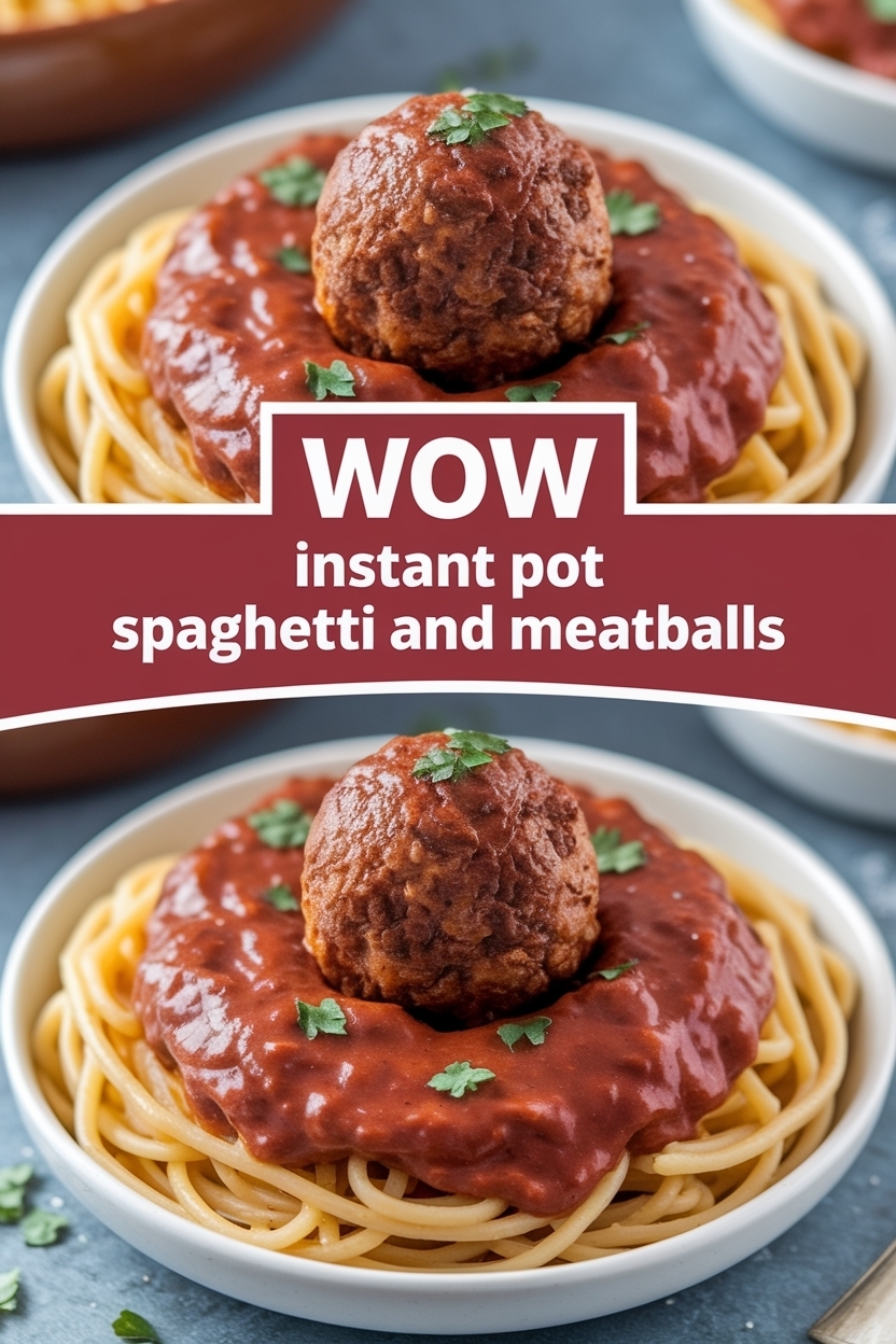 instant pot spaghetti and meatballs
