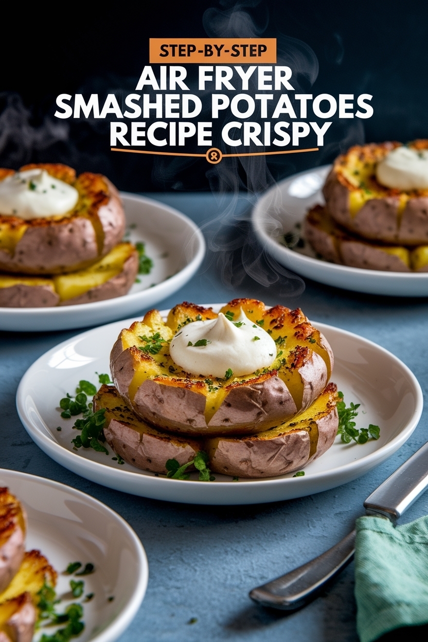 air fryer smashed potatoes recipe crispy