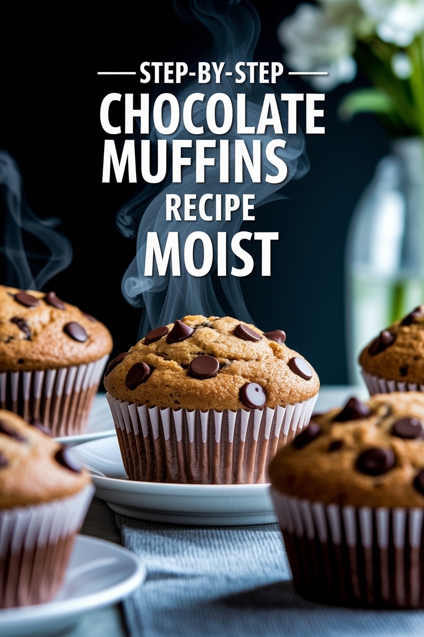 chocolate chip muffins recipe moist