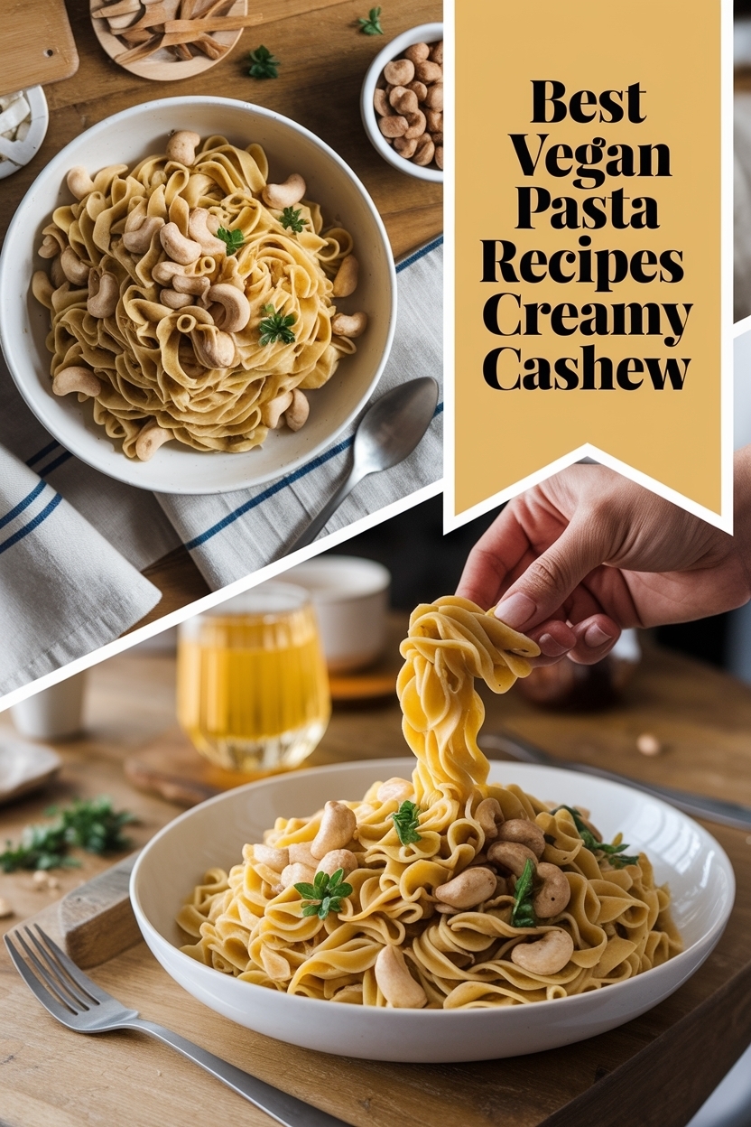 vegan pasta recipes creamy cashew - Extra Photo