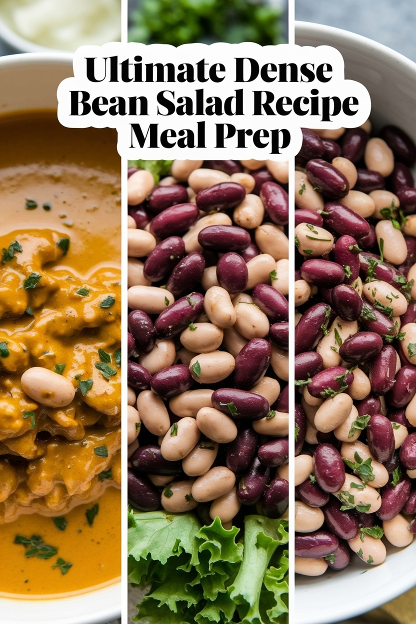 dense bean salad recipe meal prep