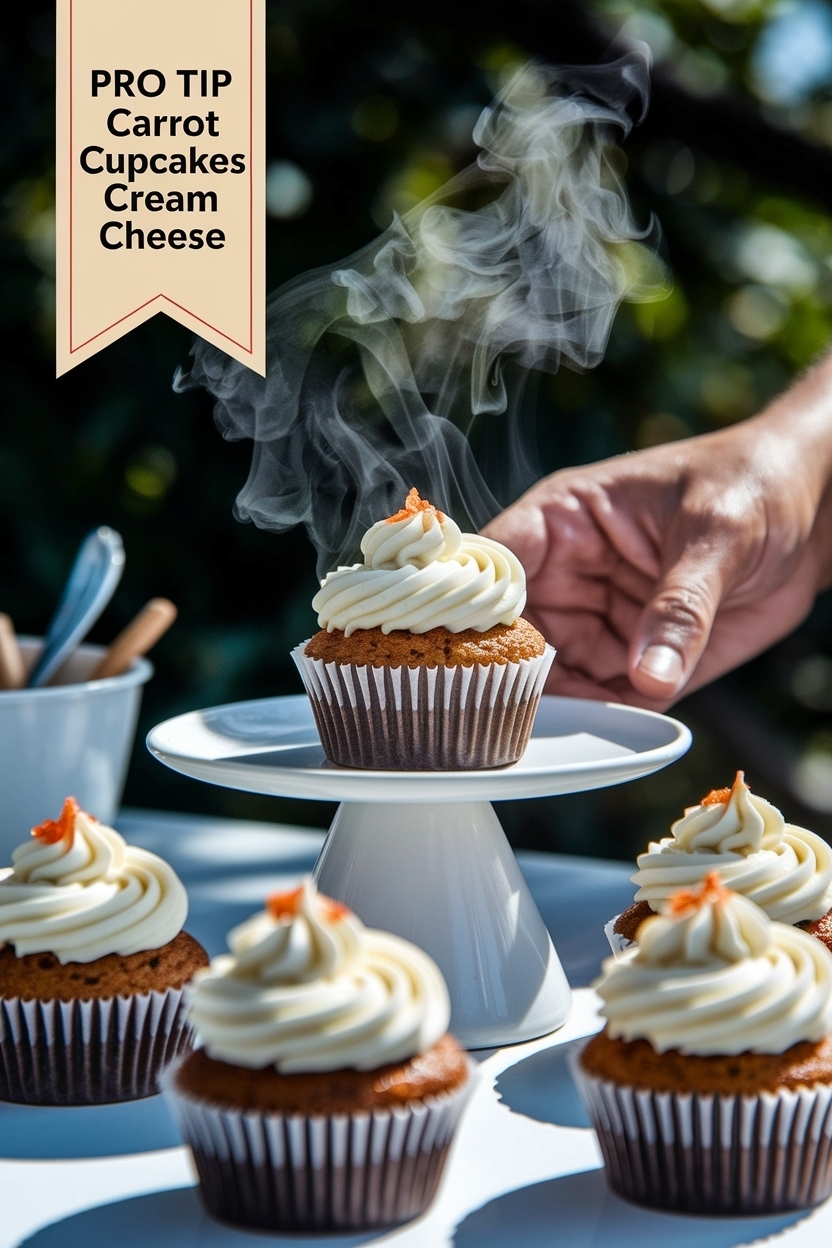 carrot cake cupcakes cream cheese