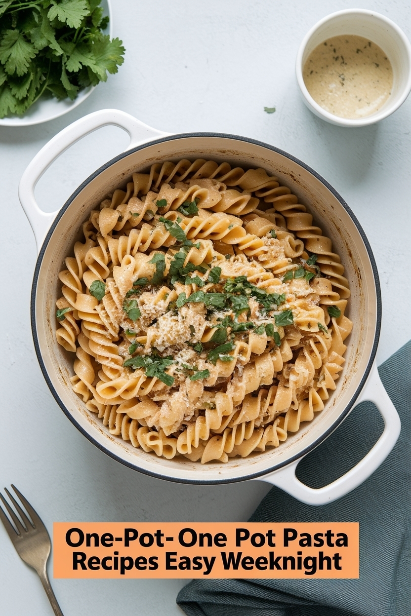 one pot pasta recipes easy weeknight