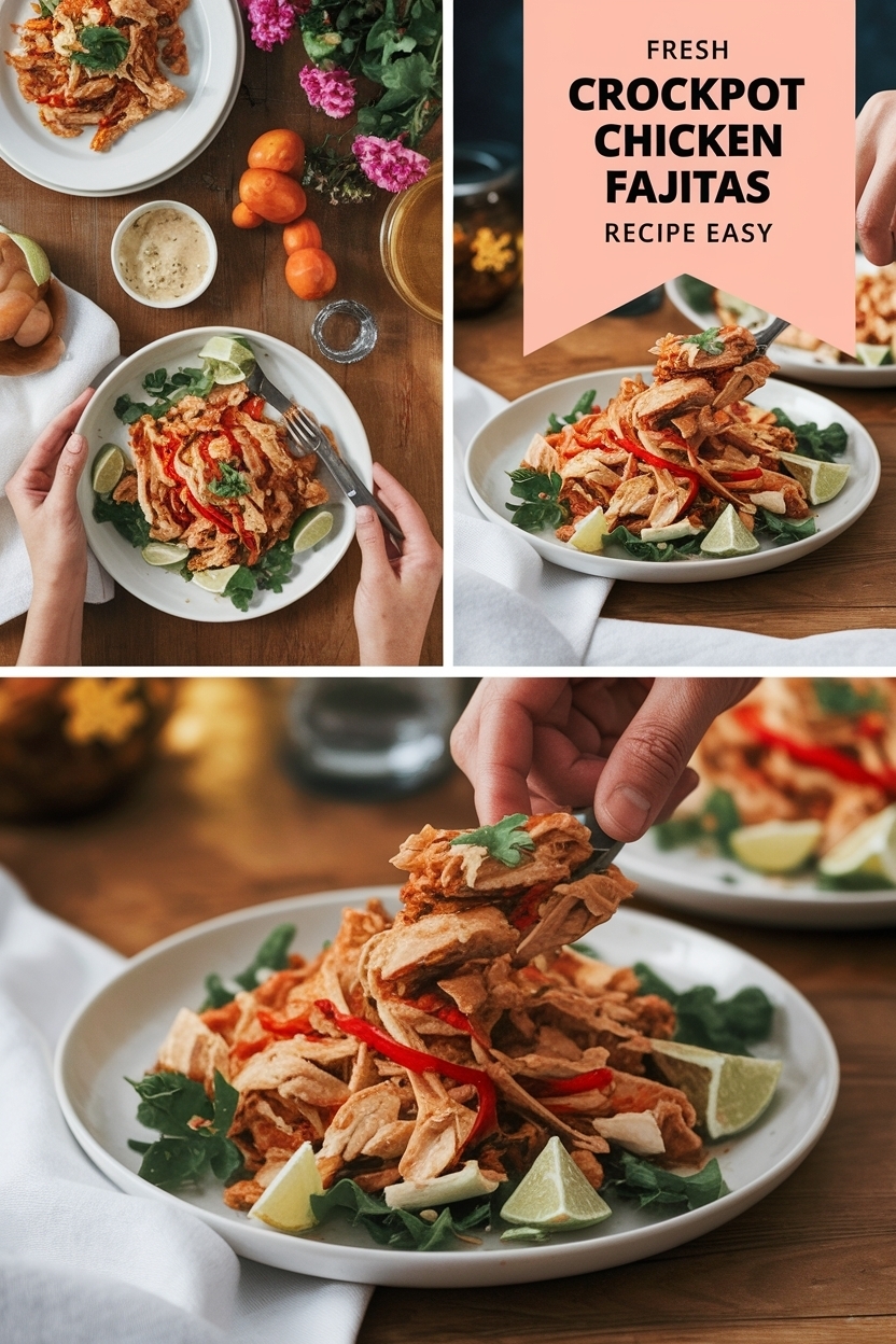 crockpot chicken fajitas recipe easy