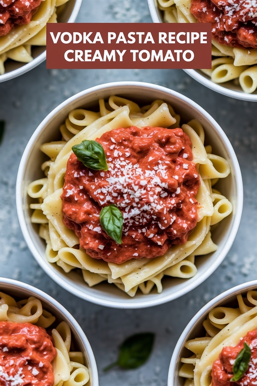 vodka pasta recipe creamy tomato