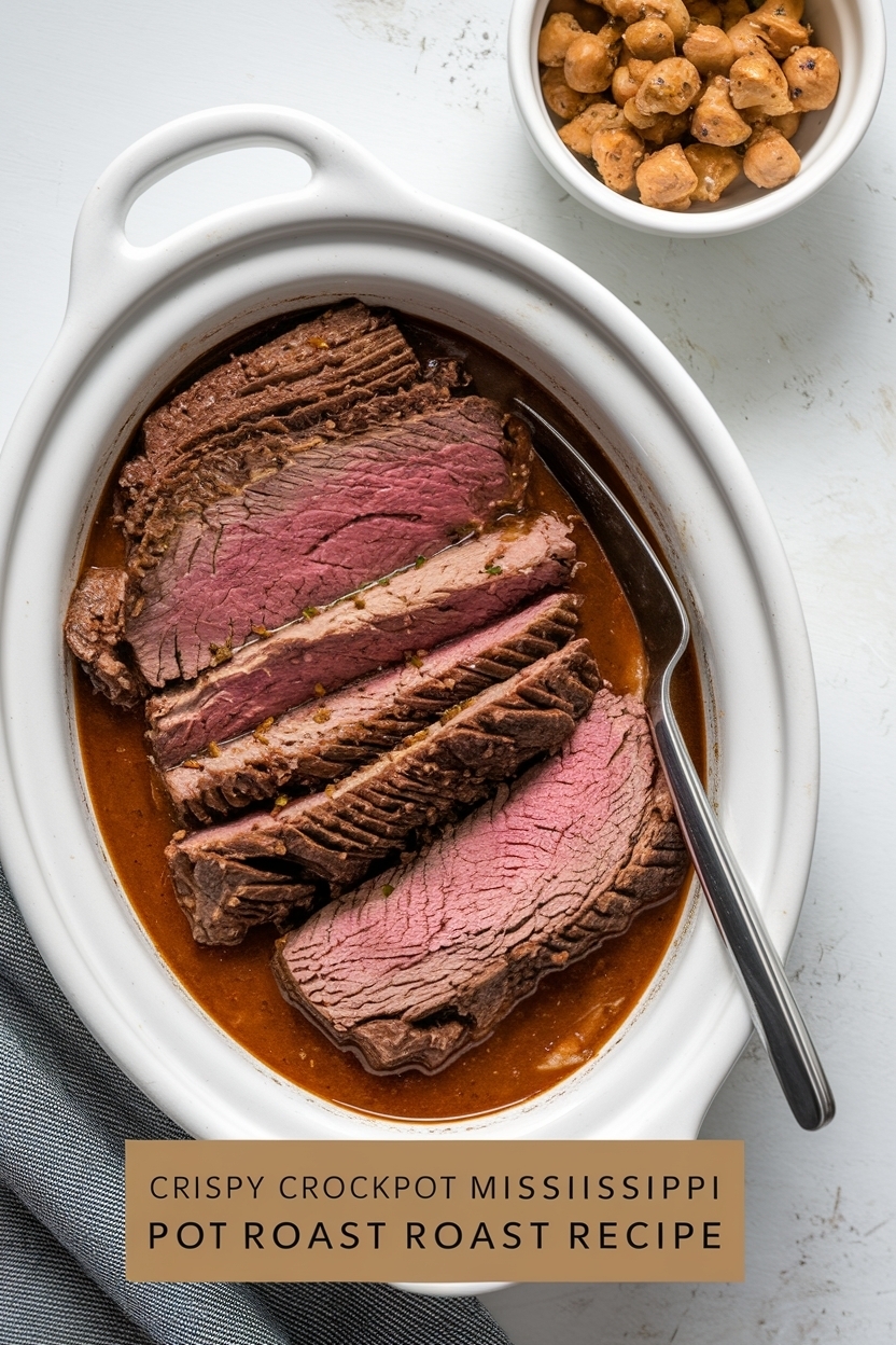 crockpot mississippi pot roast recipe