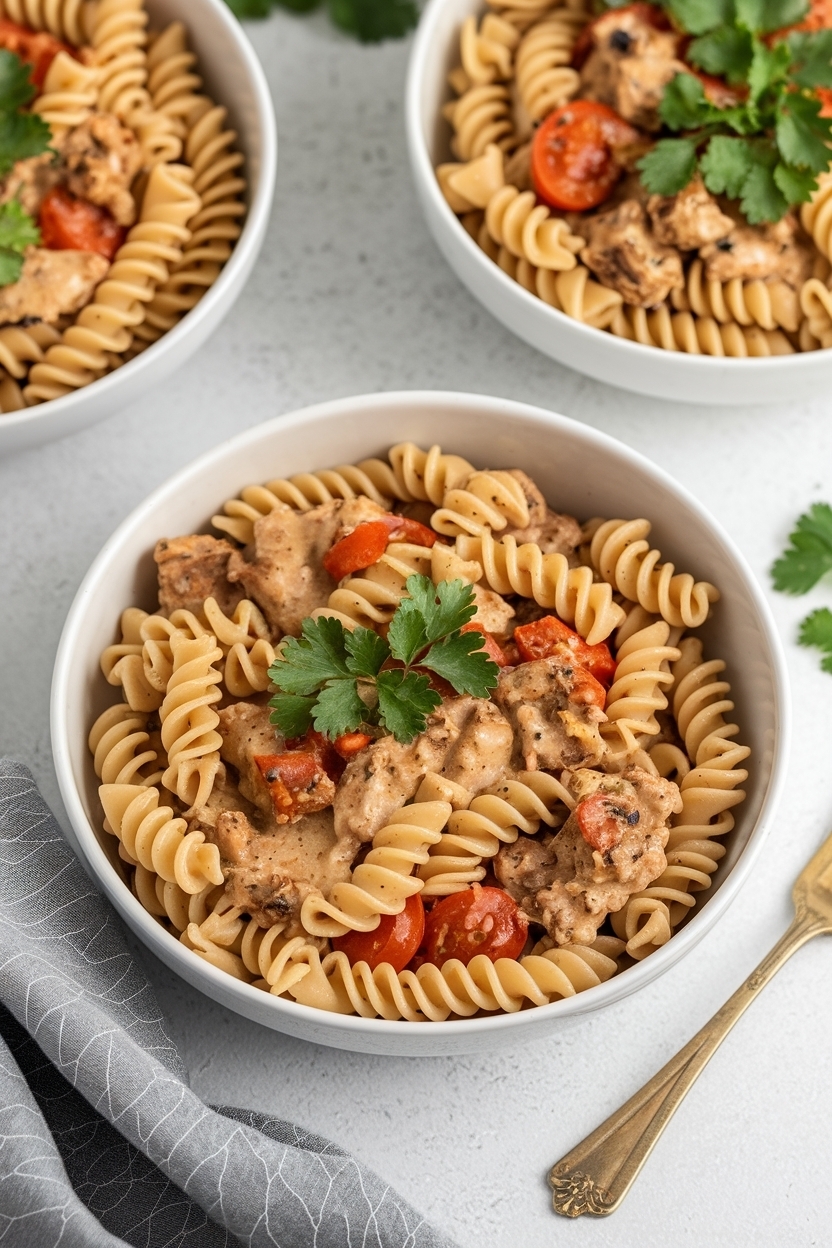 cajun chicken pasta creamy one pot