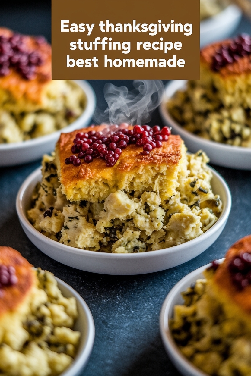thanksgiving stuffing recipe best homemade