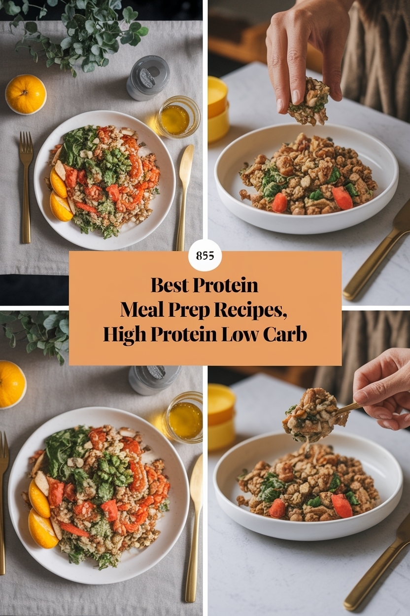 protein meal prep recipes high protein low carb