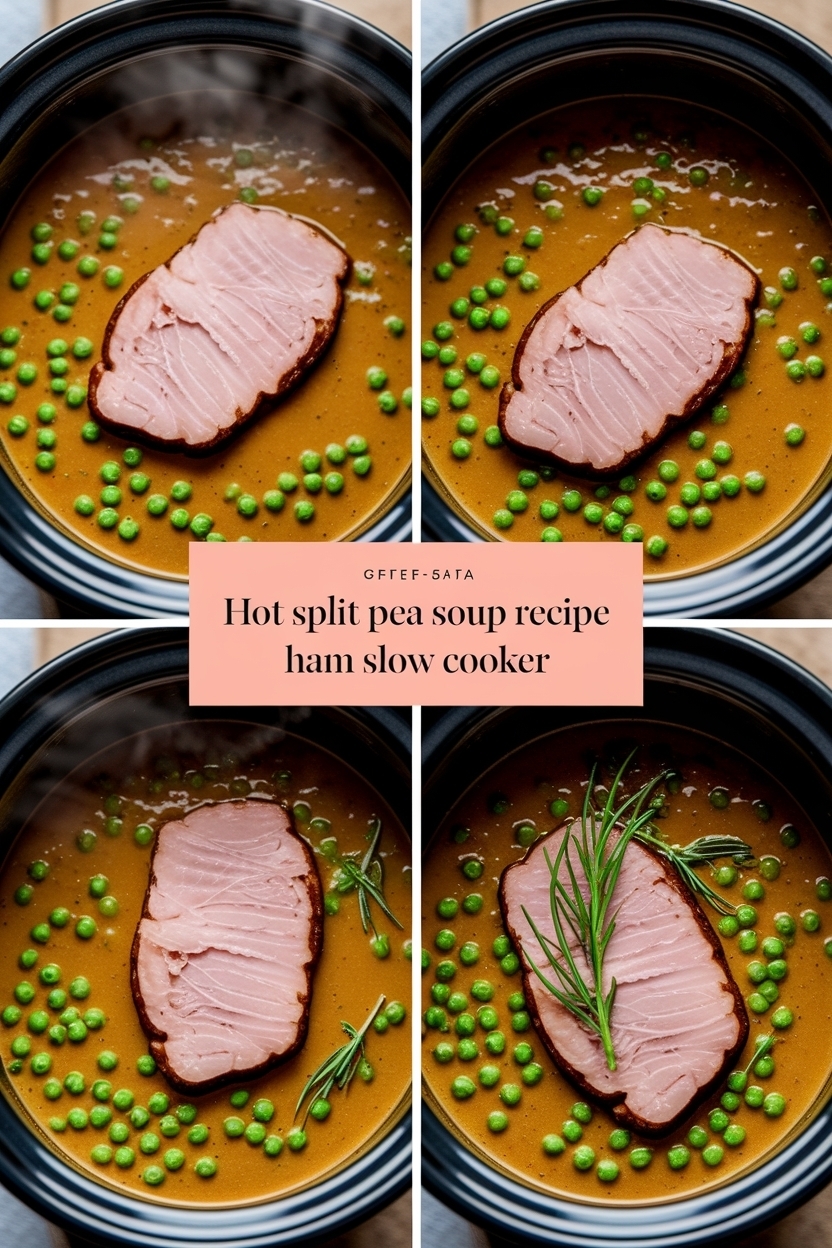 split pea soup recipe ham slow cooker