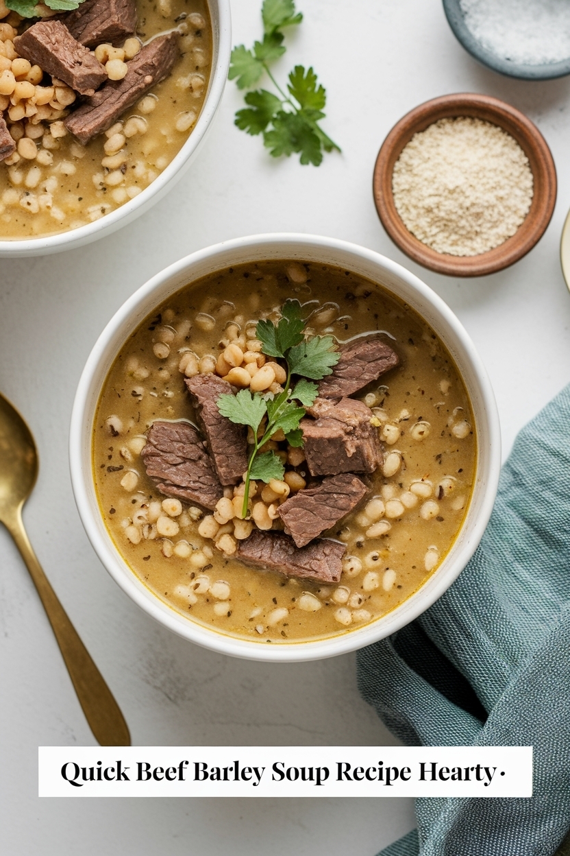 beef barley soup recipe hearty