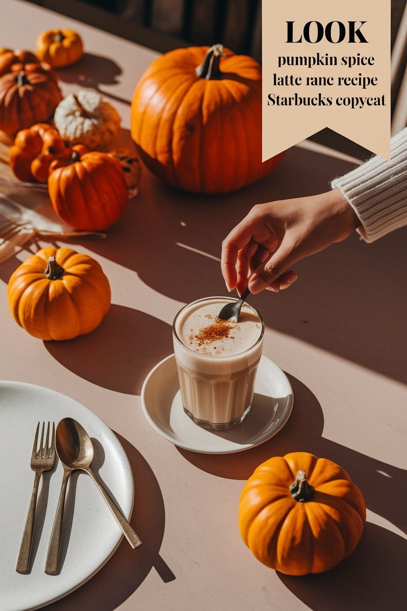 pumpkin spice latte recipe starbucks copycat