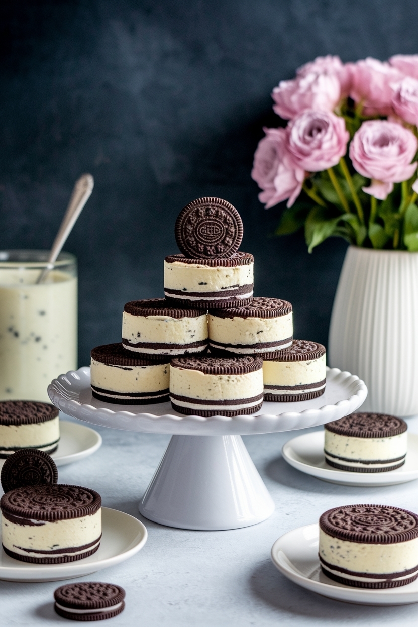 no bake cheesecake bites recipe oreo crust