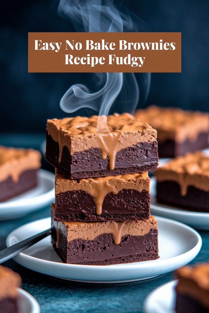 no bake brownies recipe fudgy