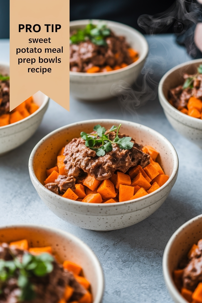 sweet potato meal prep bowls recipe