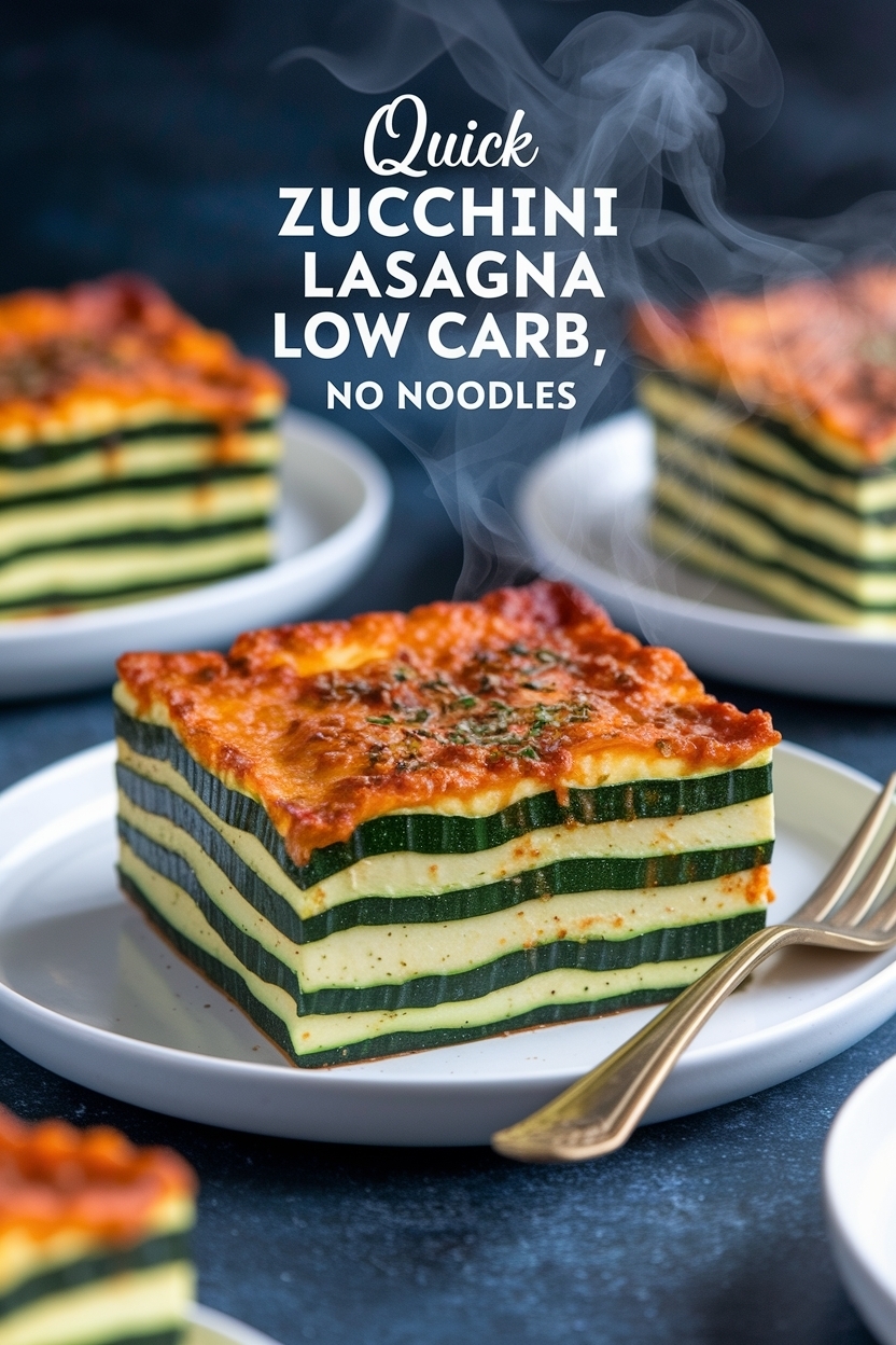 zucchini lasagna recipe low carb no noodles