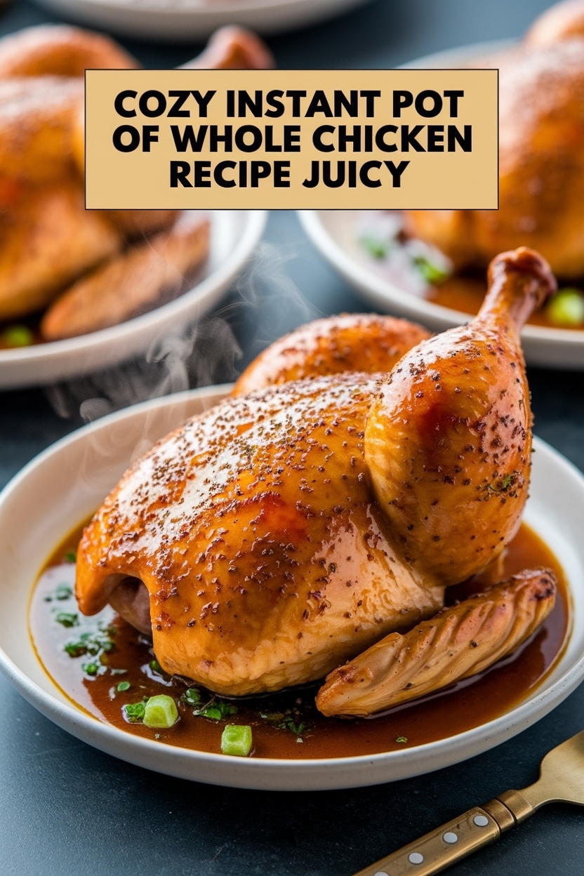 instant pot whole chicken recipe juicy
