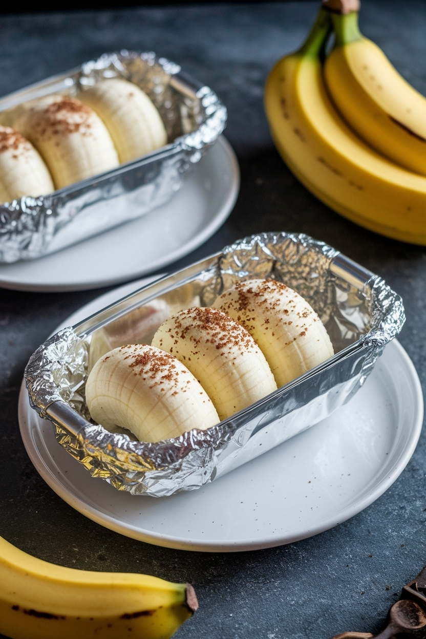 campfire banana boats recipe tin foil