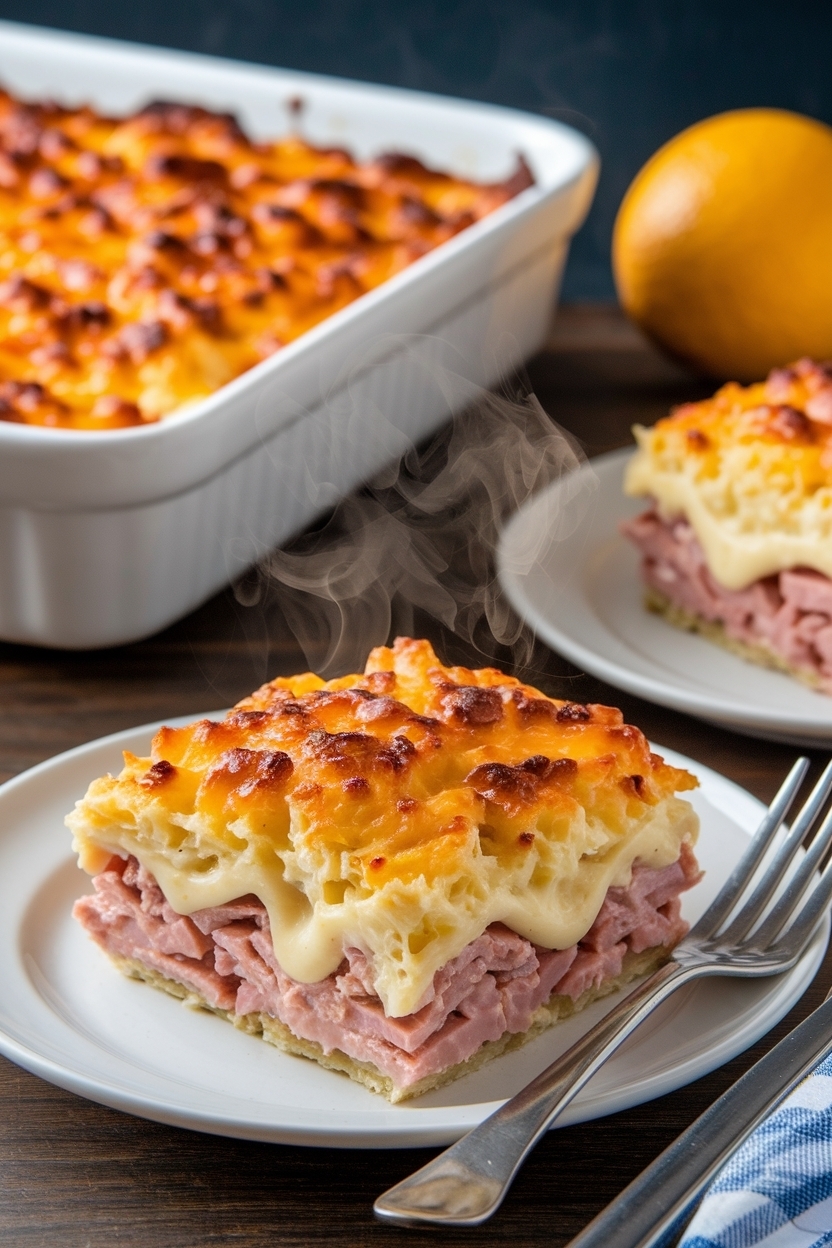 keto ham and cheese casserole recipe