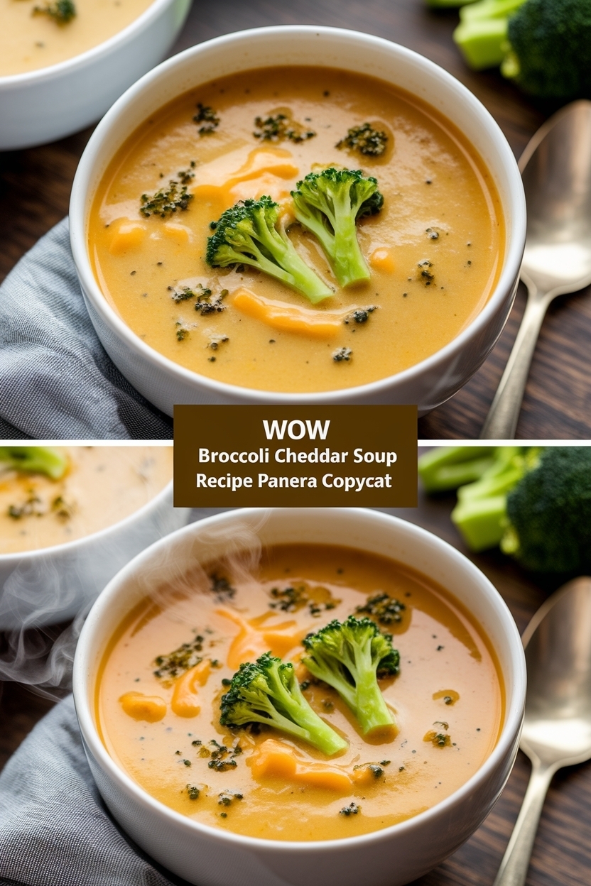 broccoli cheddar soup recipe panera copycat