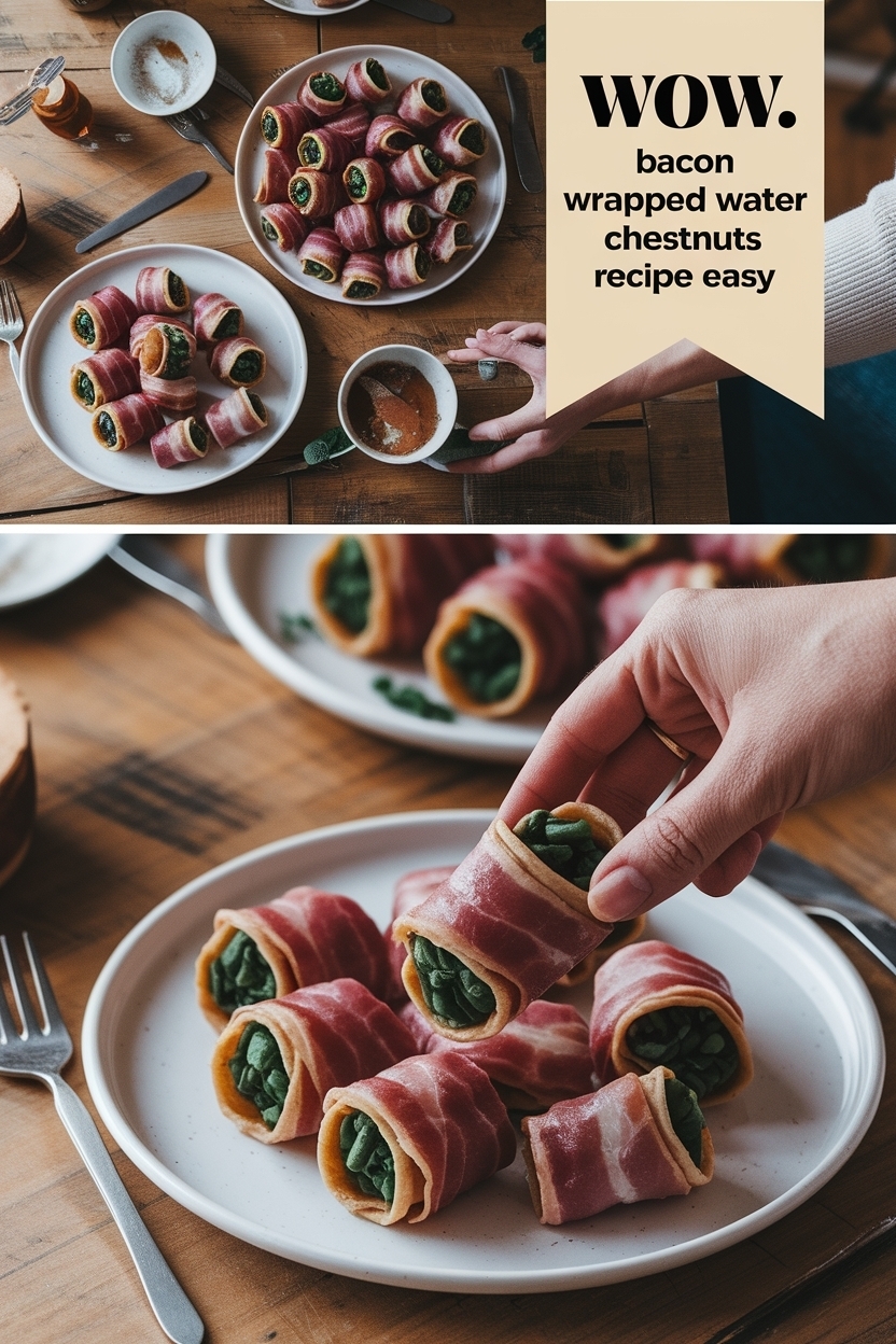 bacon wrapped water chestnuts recipe easy