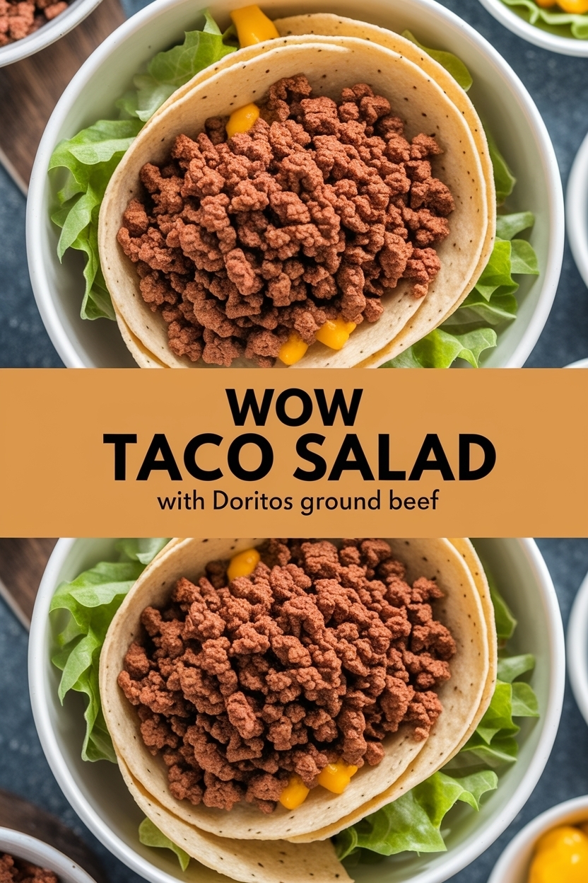 taco salad with doritos ground beef