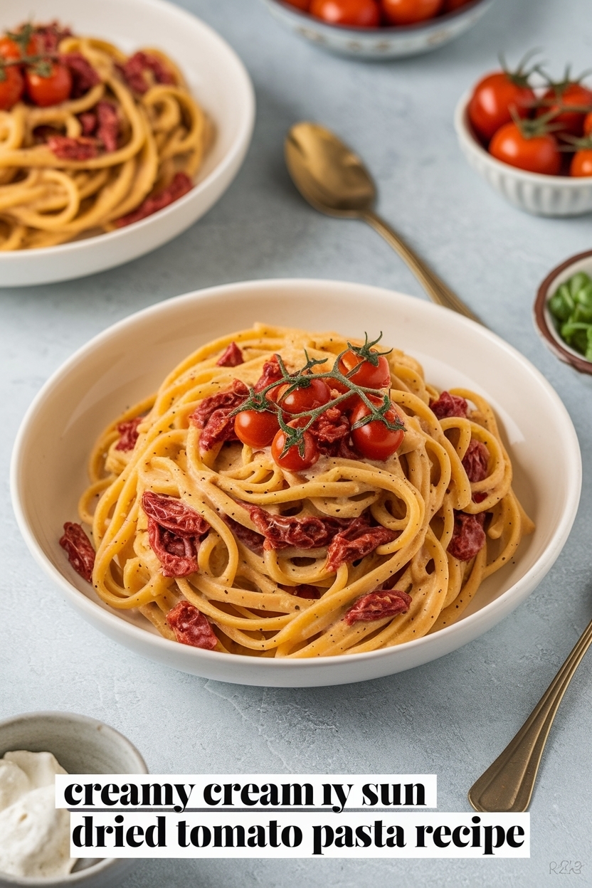 creamy sun dried tomato pasta recipe