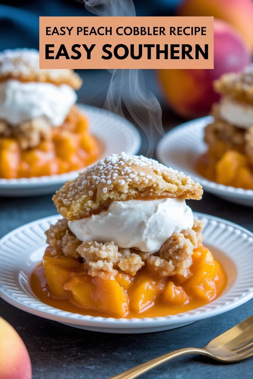 peach cobbler recipe easy southern