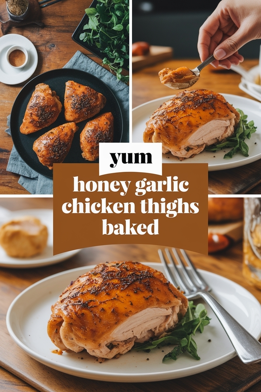 honey garlic chicken thighs baked