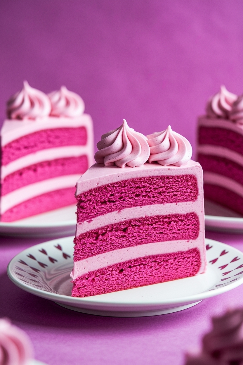 valentine pink velvet cake with cream cheese