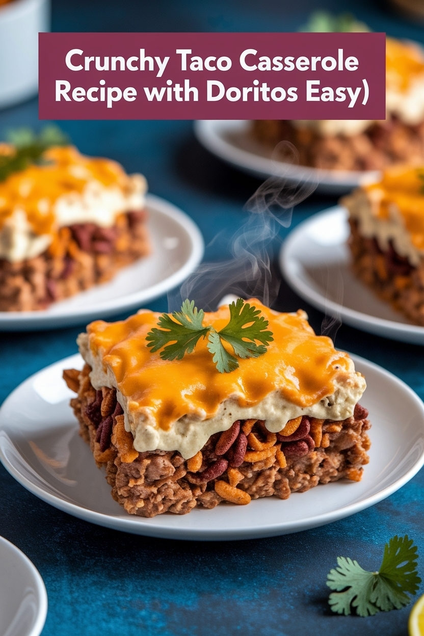 taco casserole recipe with doritos easy