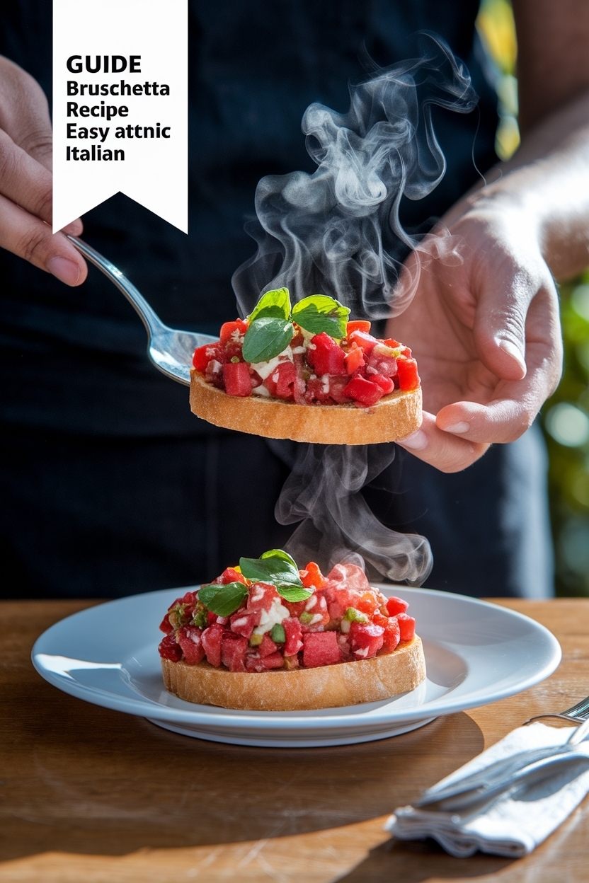 bruschetta recipe easy authentic italian