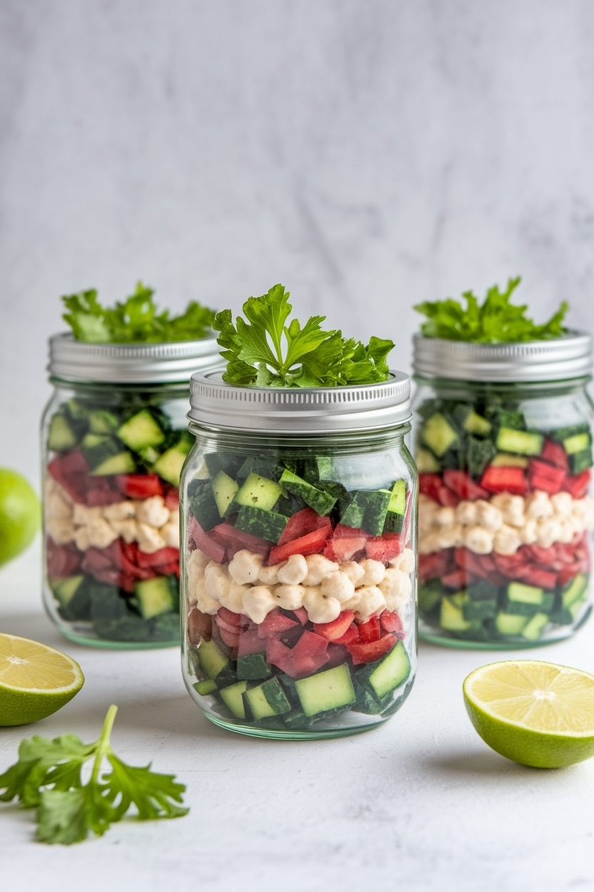 mason jar salad recipes meal prep healthy
