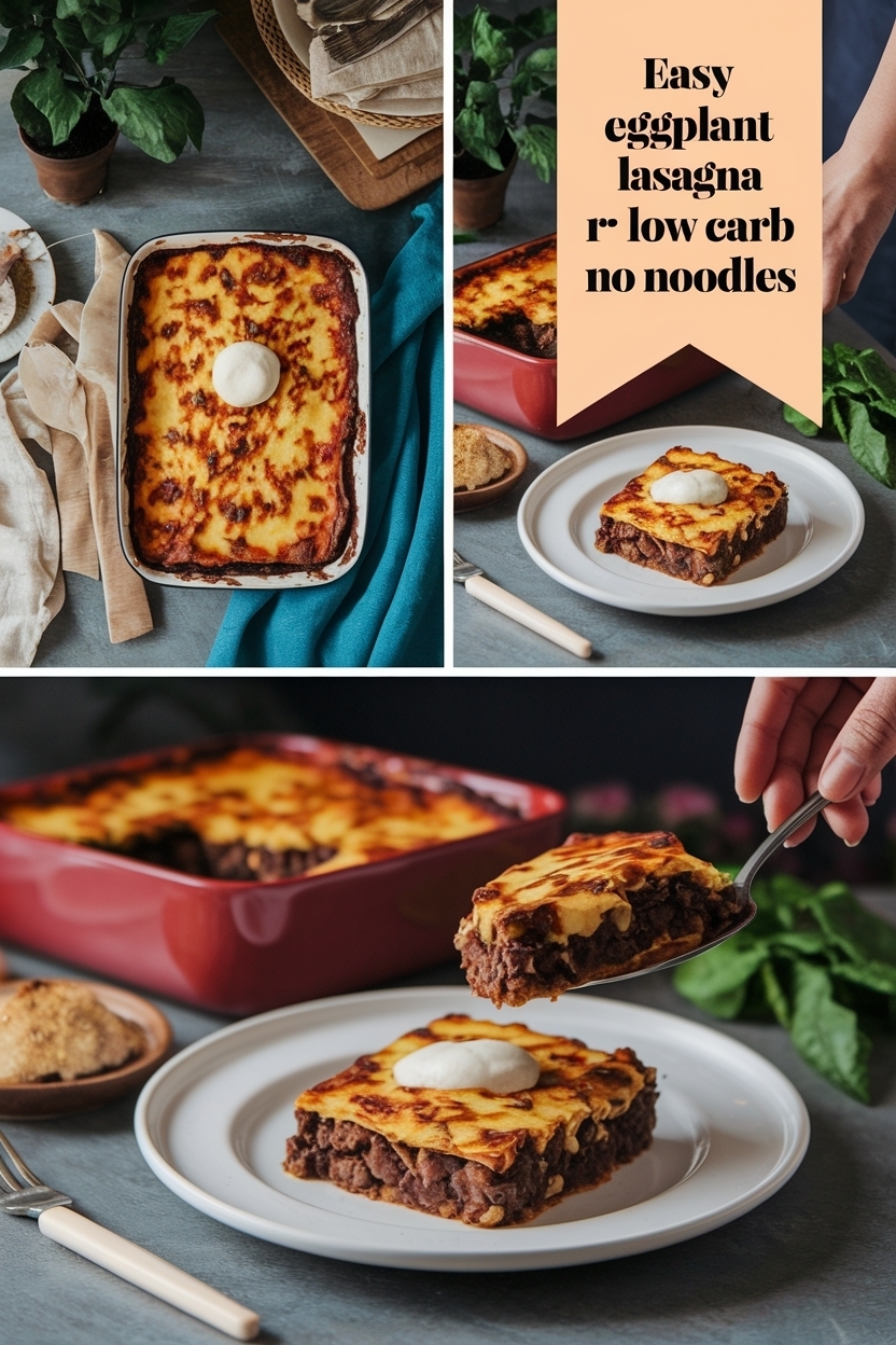 eggplant lasagna recipe low carb no noodles