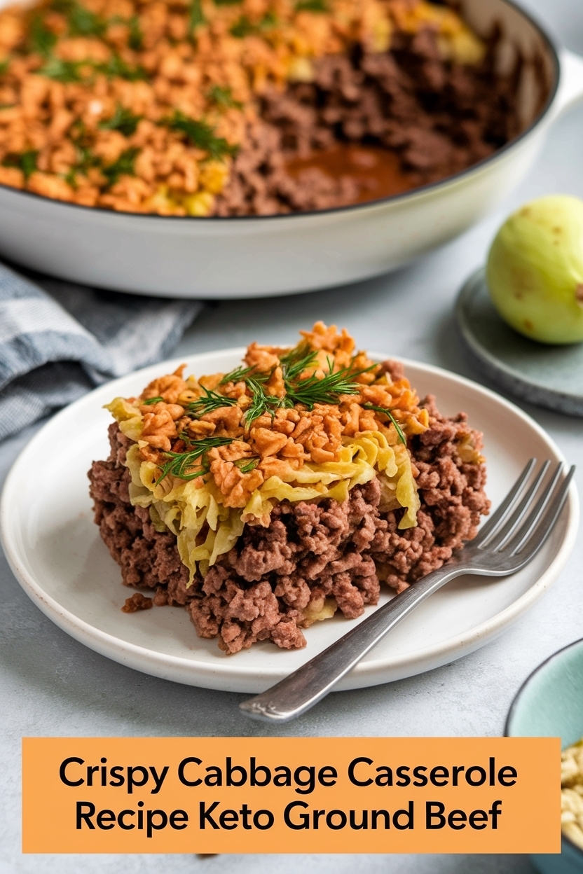 cabbage casserole recipe keto ground beef